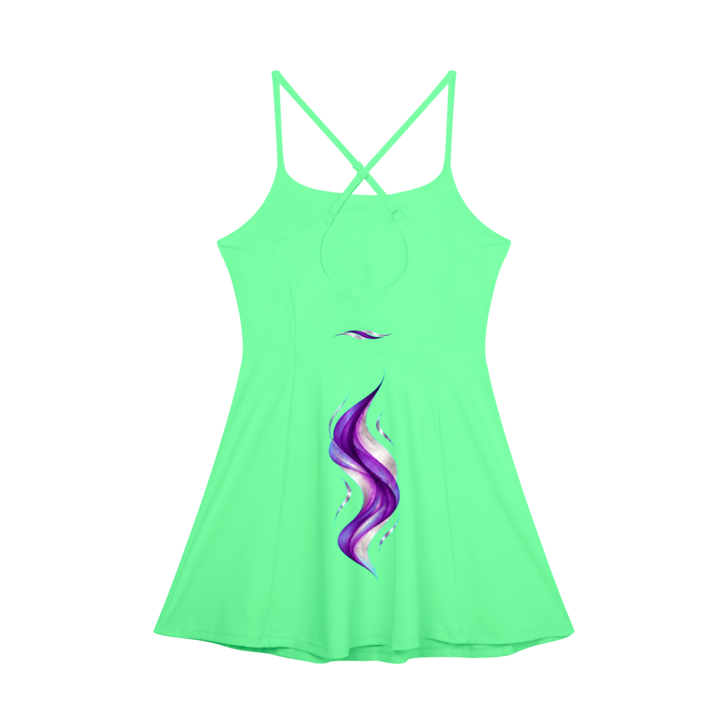 EMPIRE Women's Paneled A-Line Dress — Prism Tide