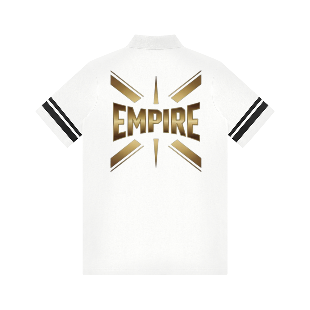 EMPIRE Women's Striped Polo Dress — Golden