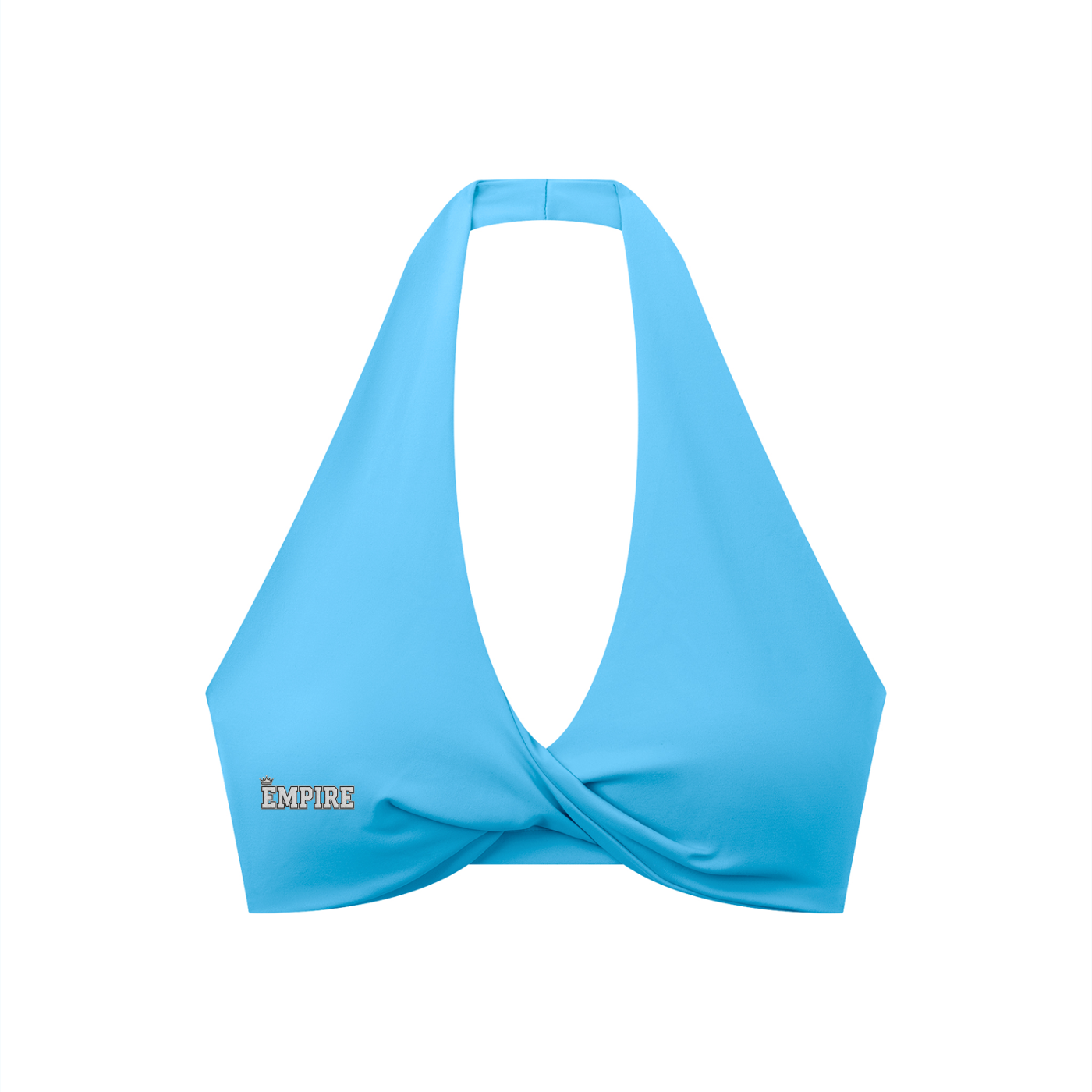 EMPIRE Pleated Halter Sports Bra — Premium Women's Activewear