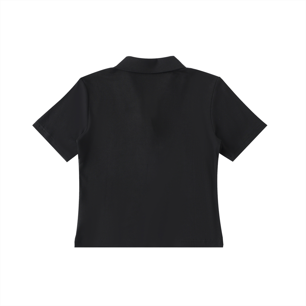 EMPIRE Women's Fitted Short-Sleeve Polo Shirt