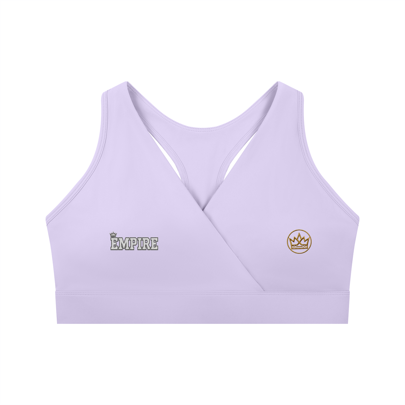 EMPIRE Women Sports Bra — Crossover V-Neck Collection