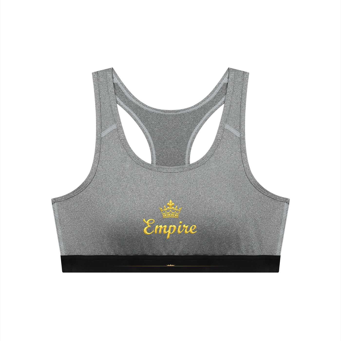 EMPIRE Cropped Sports Bra — Premium Women's Activewear