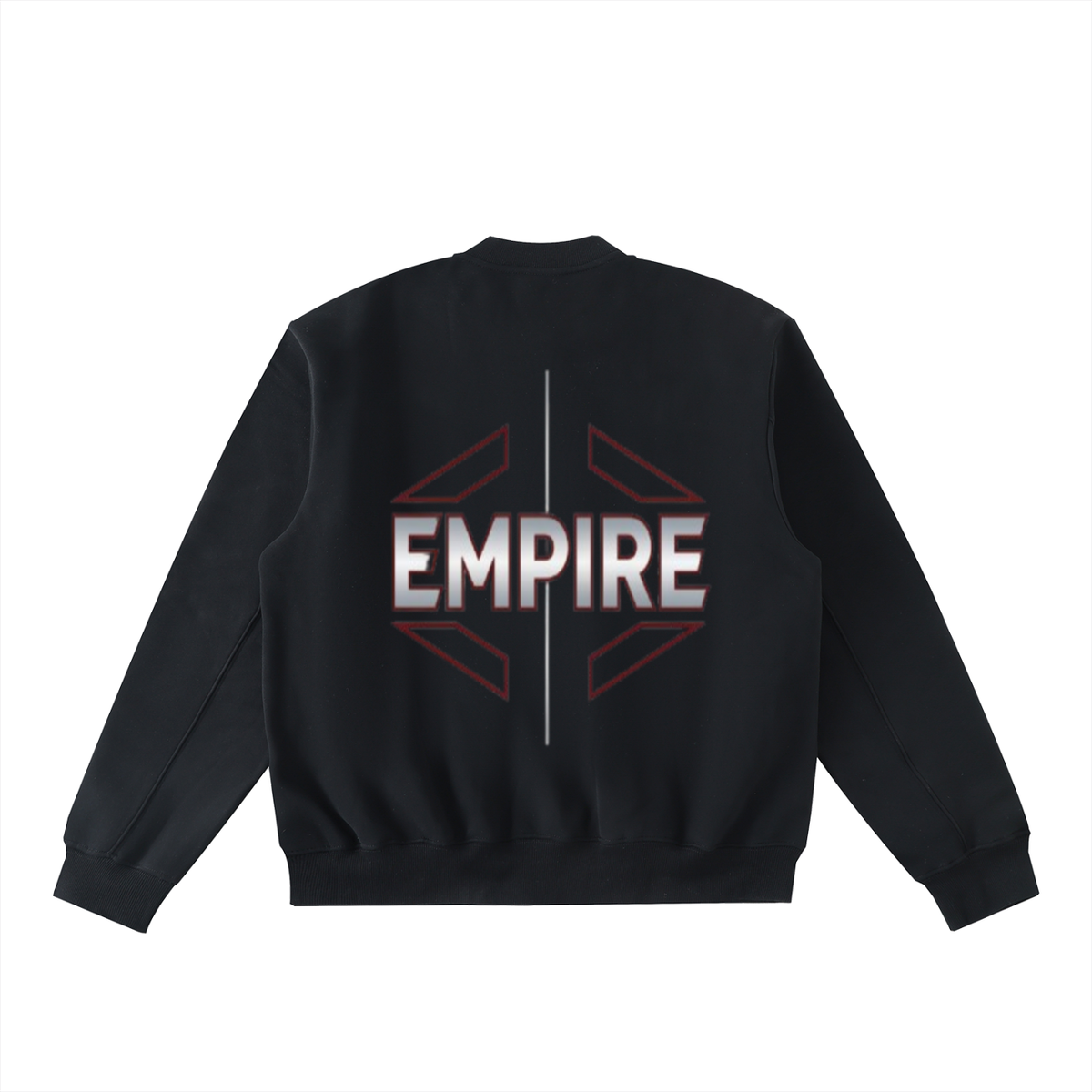 EMPIRE Men’s Fleece Zip-Up Varsity Jacket — Axis Crest