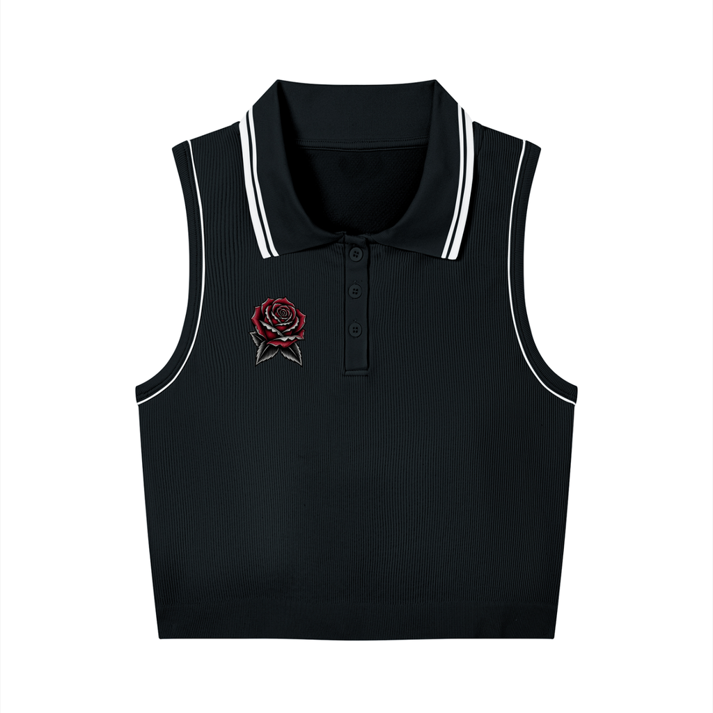 EMPIRE Women's Polo Yoga Tank Top — Rose