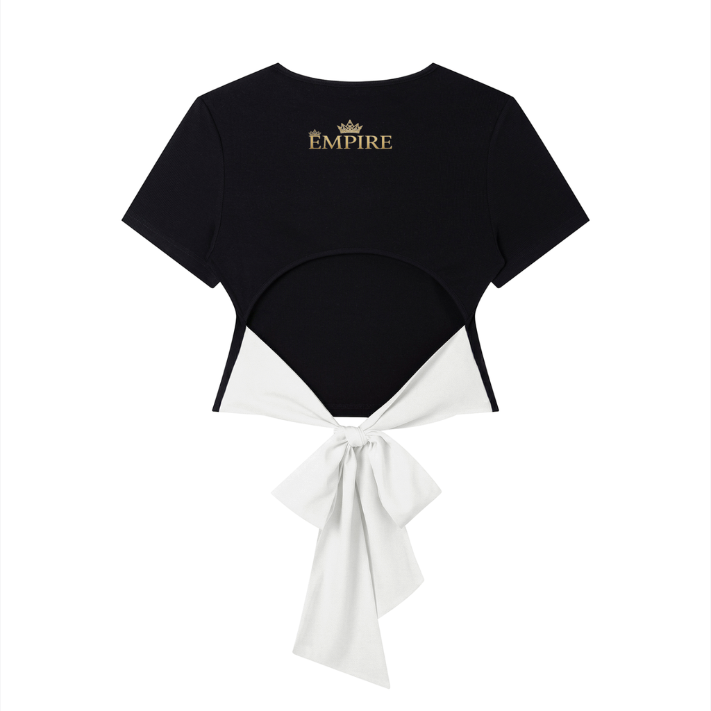 EMPIRE Slim Fit Boatneck T-Shirt — Premium Women's Streetwear