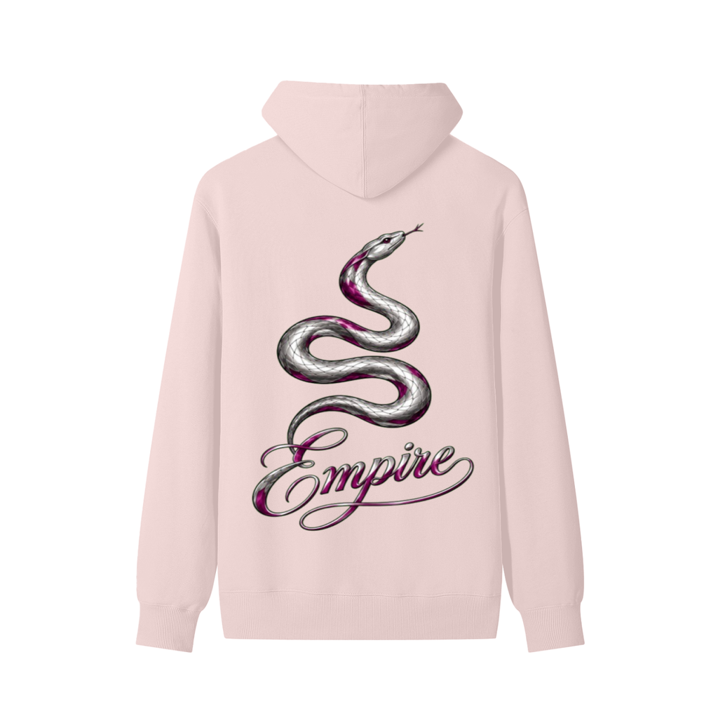 EMPIRE Women's Cotton Hoodie — Empire Purple Silver Snake