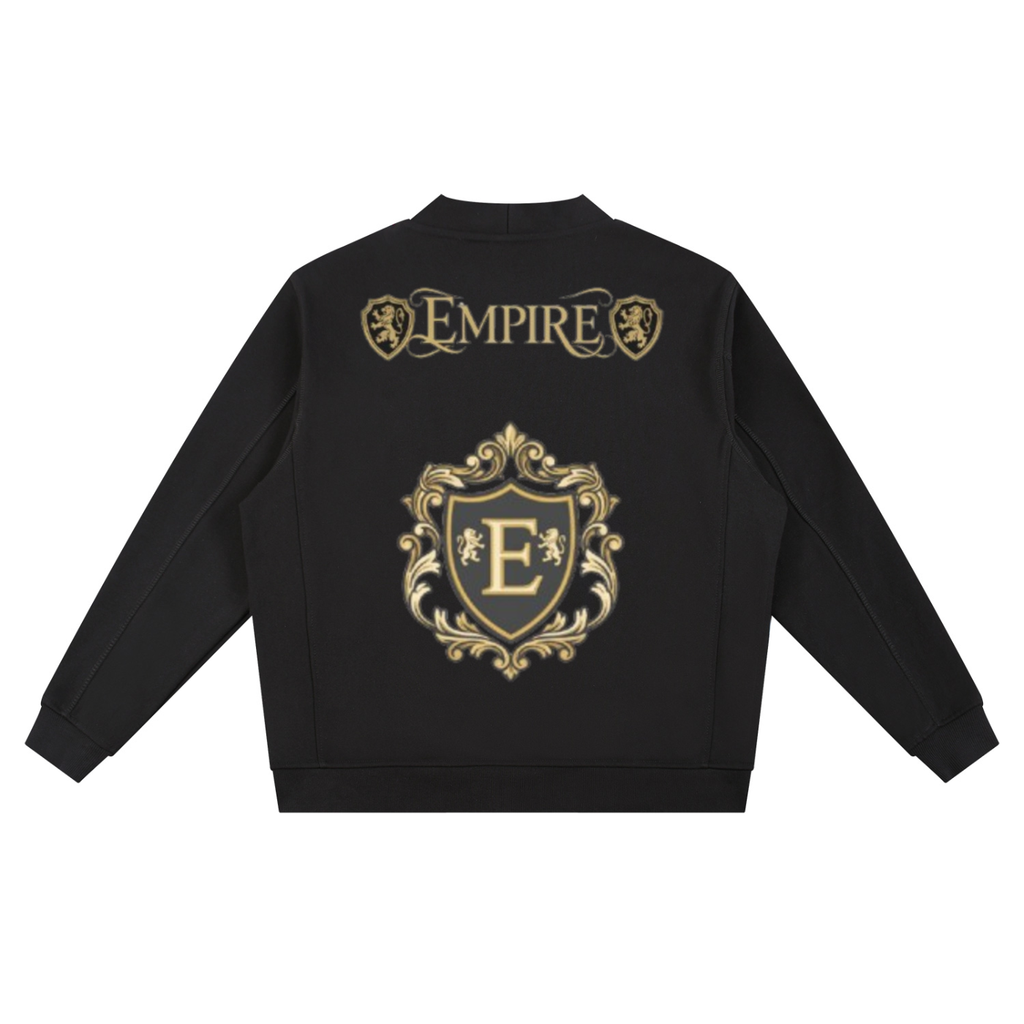 EMPIRE Men’s Fleece Button Cardigan — Heraldic Knit