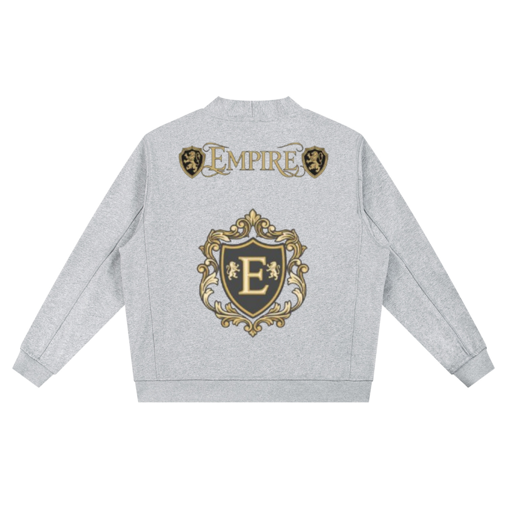 EMPIRE Men’s Fleece Button Cardigan — Heraldic Knit