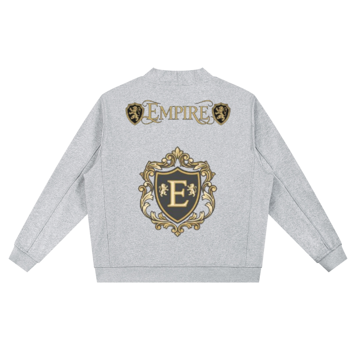 EMPIRE Men’s Fleece Button Cardigan — Heraldic Knit