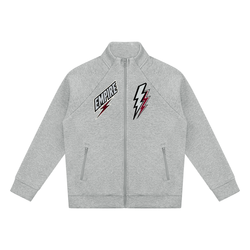 EMPIRE Men’s Stand-Collar Raglan Track Jacket — Voltage