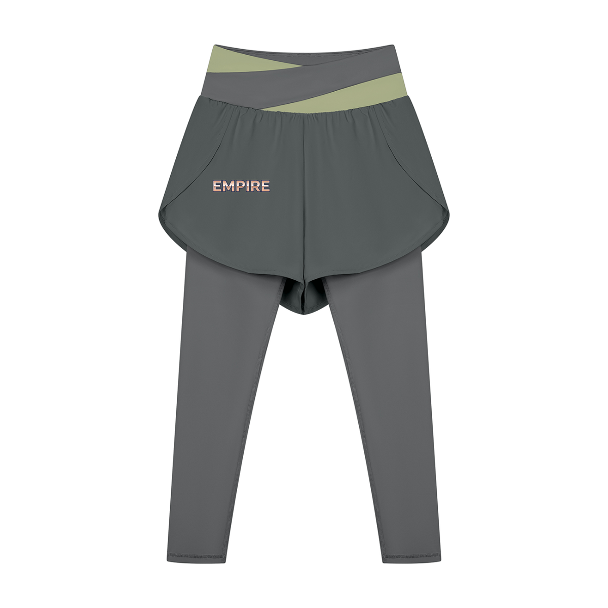 EMPIRE Gold Reflect Flare Yoga Leggings — Reflective Flow