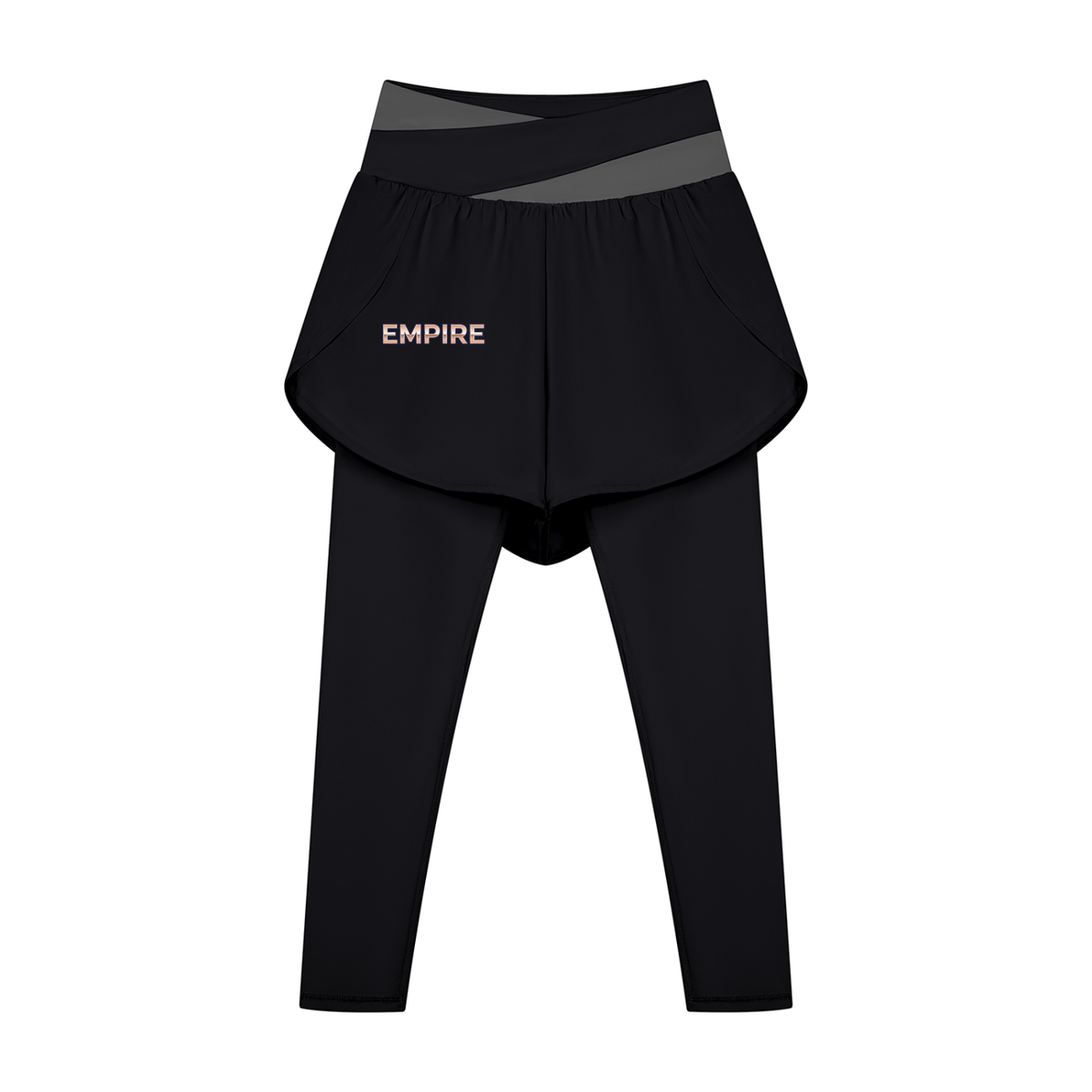 EMPIRE Gold Reflect Flare Yoga Leggings — Reflective Flow