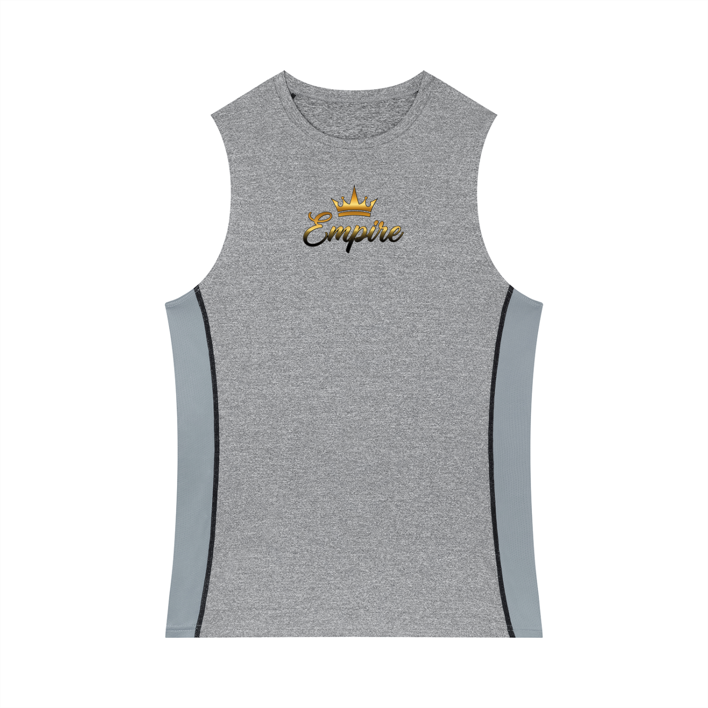 EMPIRE Slim-Fit Topstitch Tank Top — Clean Lines