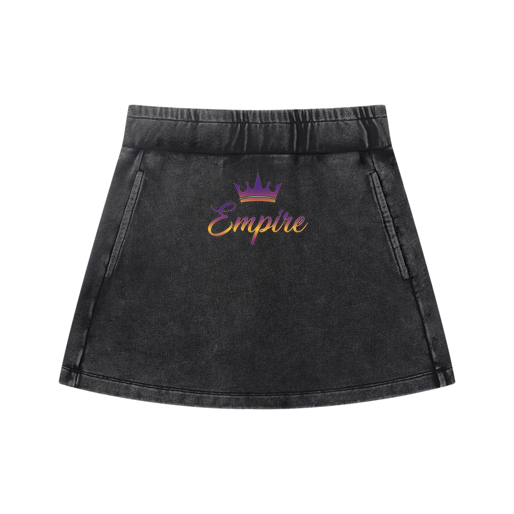 EMPIRE Mineral Wash Mini Skirt — Raw Femininity