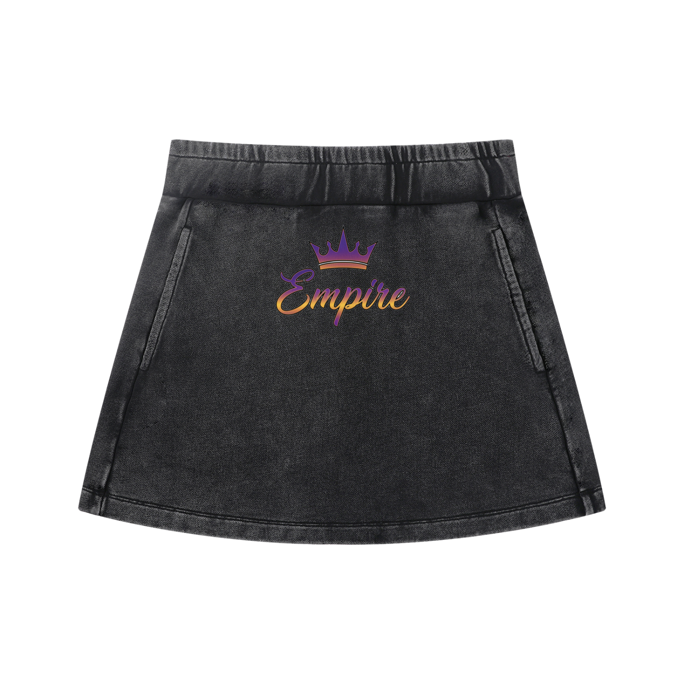 EMPIRE Mineral Wash Mini Skirt — Raw Femininity