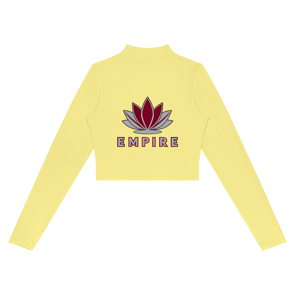 EMPIRE Women's Cropped Zip Sports Jacket — Empire Lotus