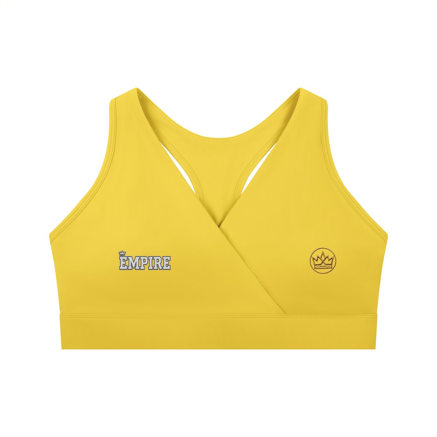 EMPIRE Women Sports Bra — Crossover V-Neck Collection