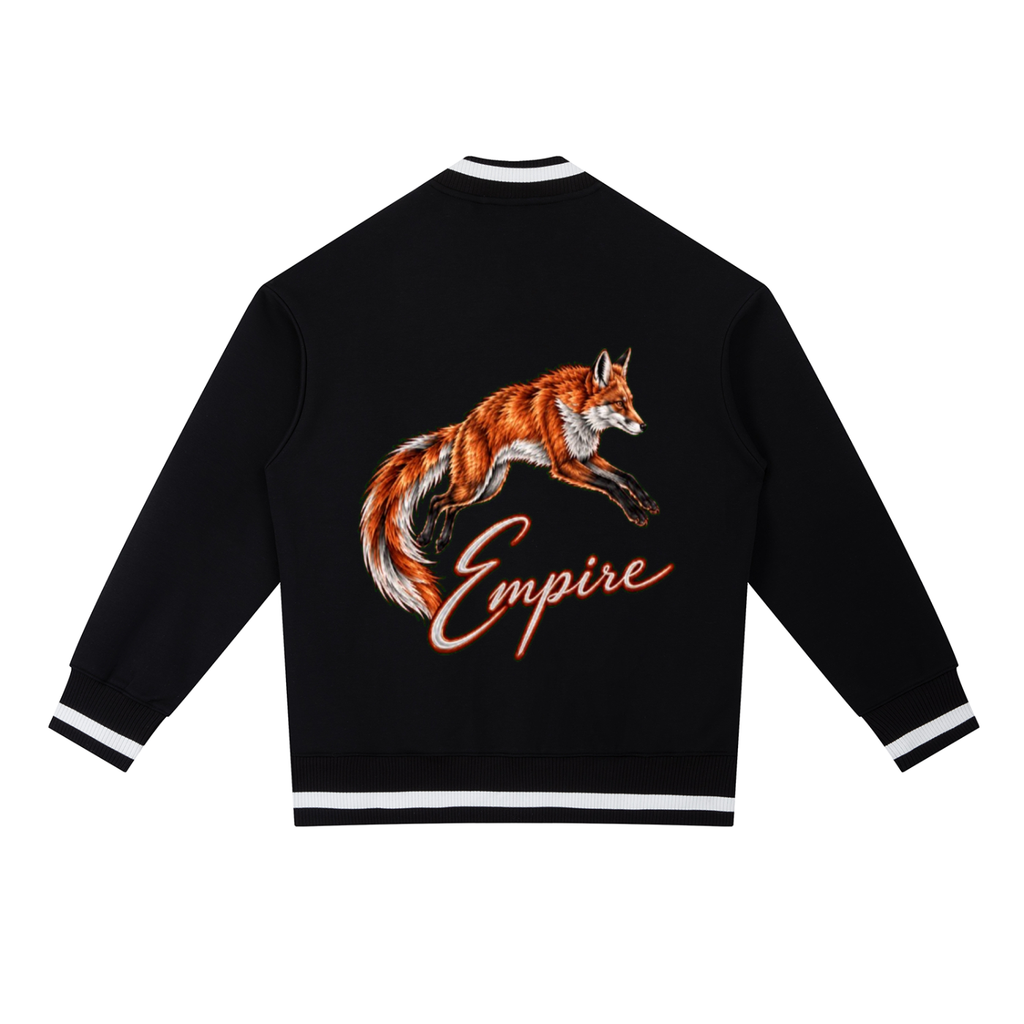 EMPIRE Women's Contrast-Piping Zip Bomber Jacket — Empire Fox