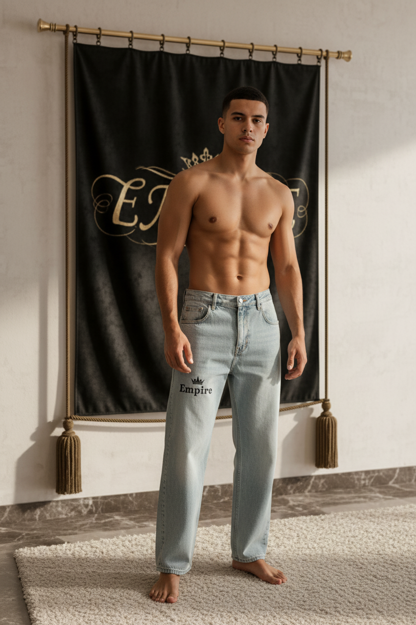 Empire - Barrel Leg Jeans Homme Face