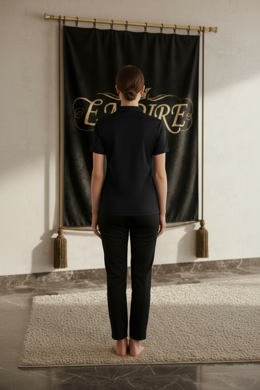 EMPIRE Black Dahlia Embroidery — Modern Noir