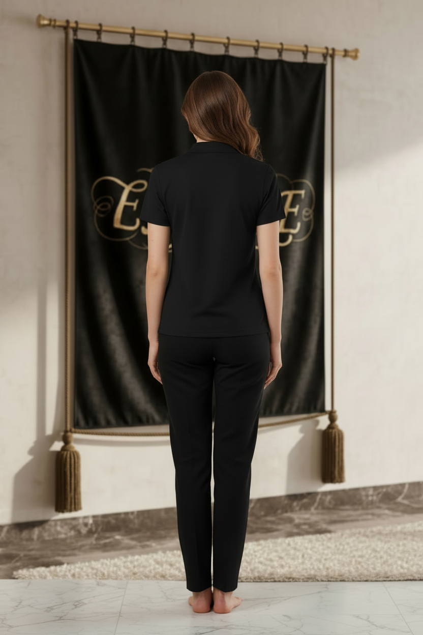 EMPIRE Black Lotus Embroidery — Refined Bloom