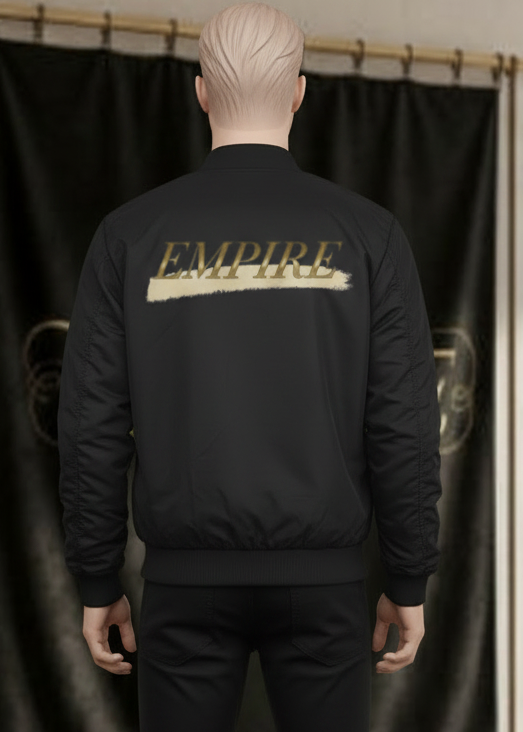 EMPIRE Bomber Jacket Midnight Structure back view