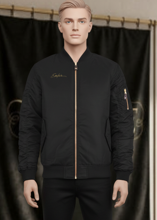 EMPIRE Bomber Jacket Midnight Structure front view