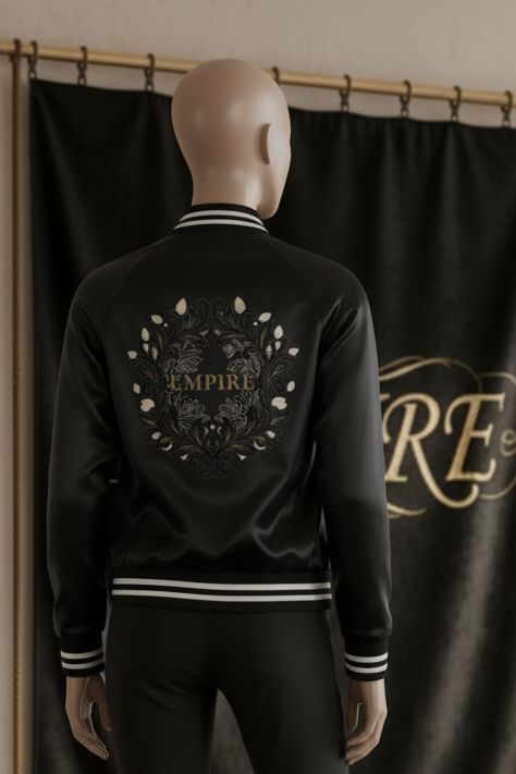 empire-iron-flower-black-satin-varsity-back
