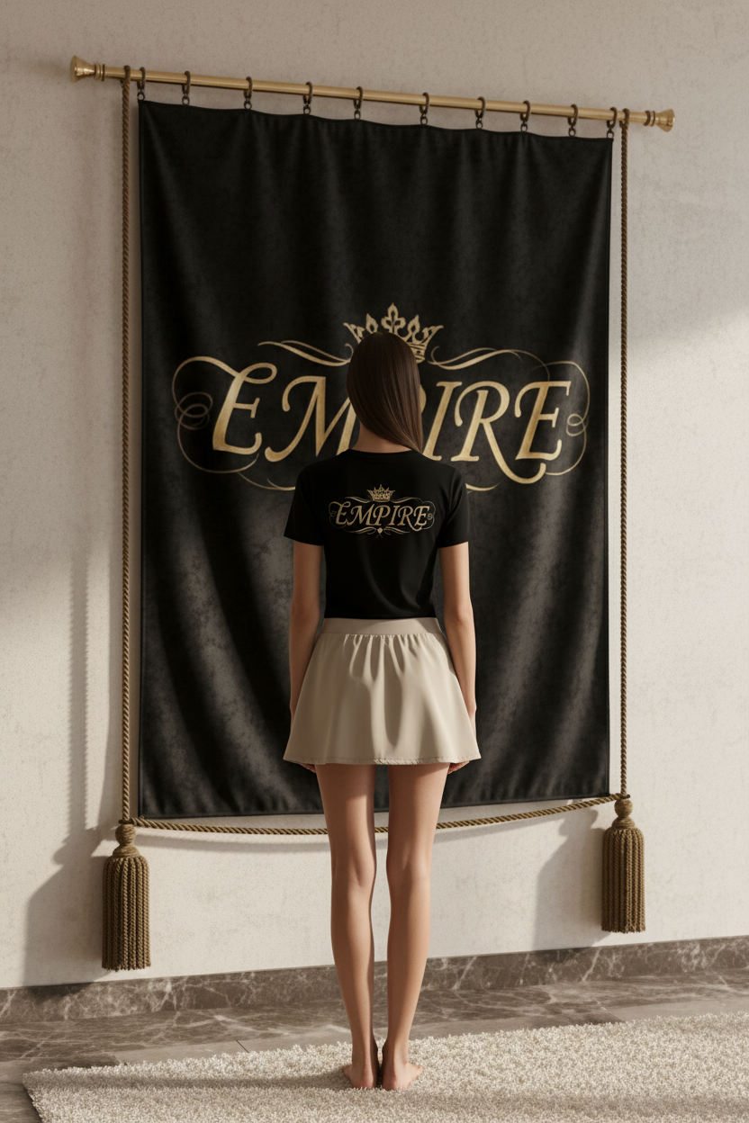 Empire Jupe Beige - Dos