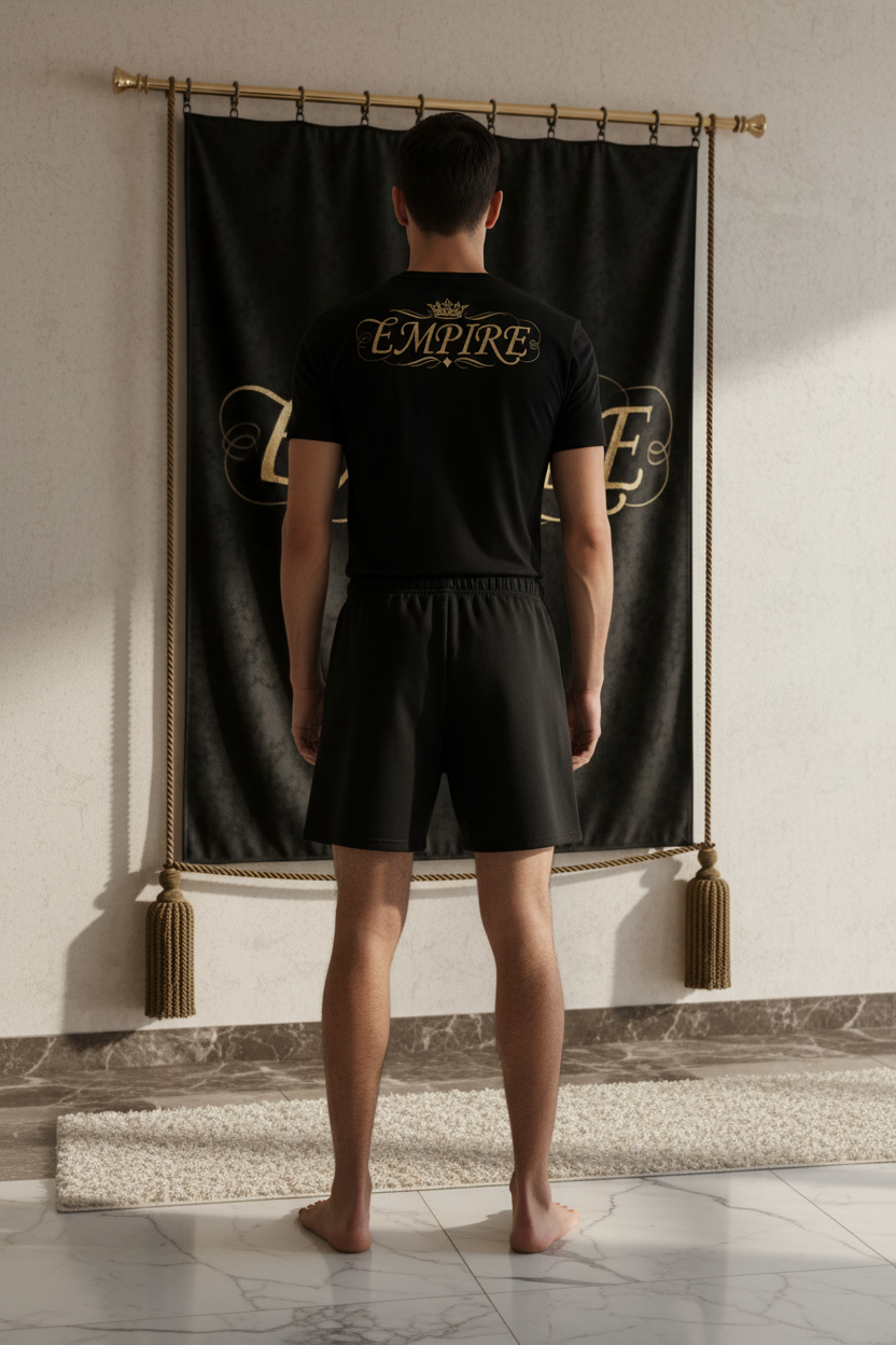 Empire Short Noir Homme - Dos