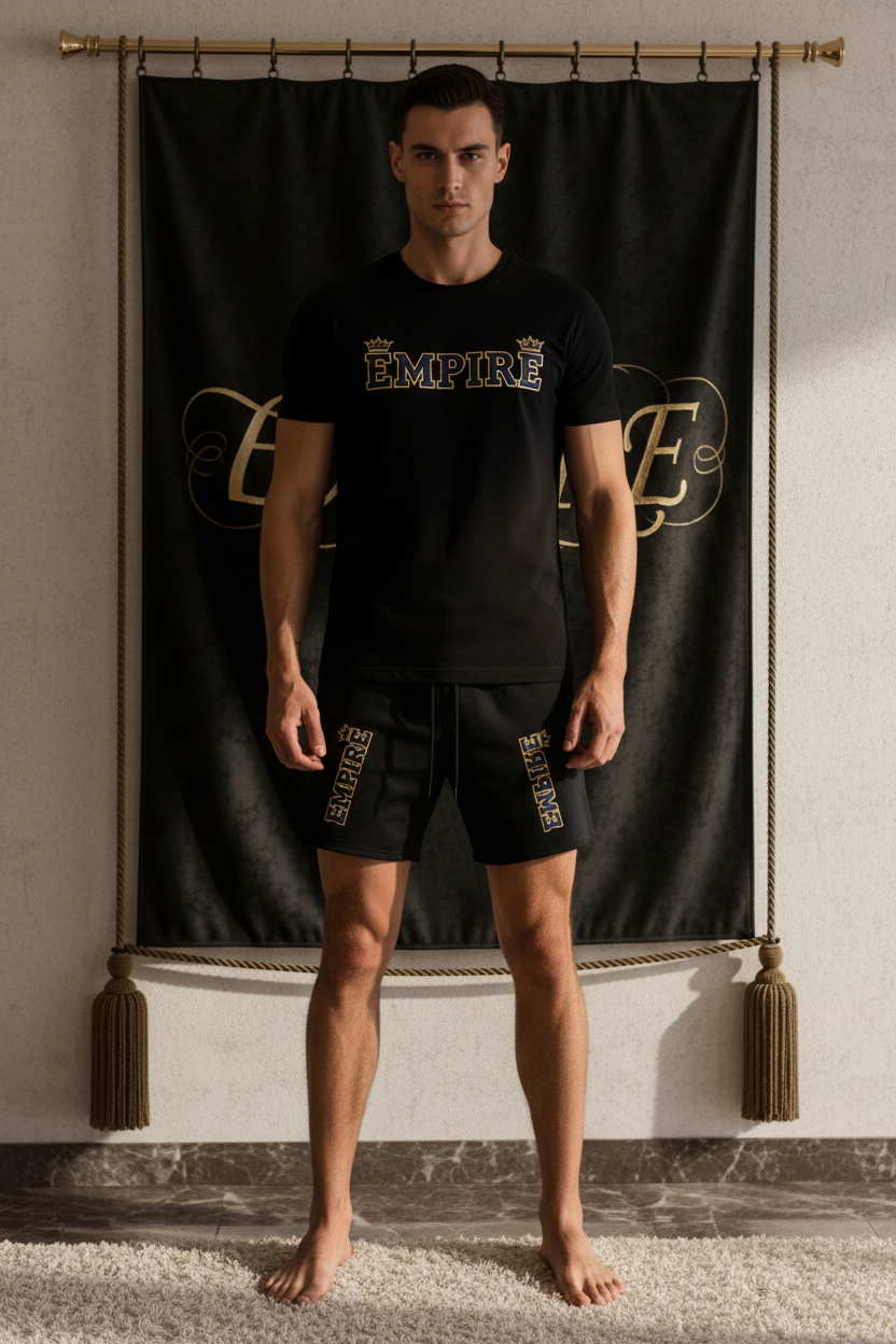 Empire Short Noir Homme - Face