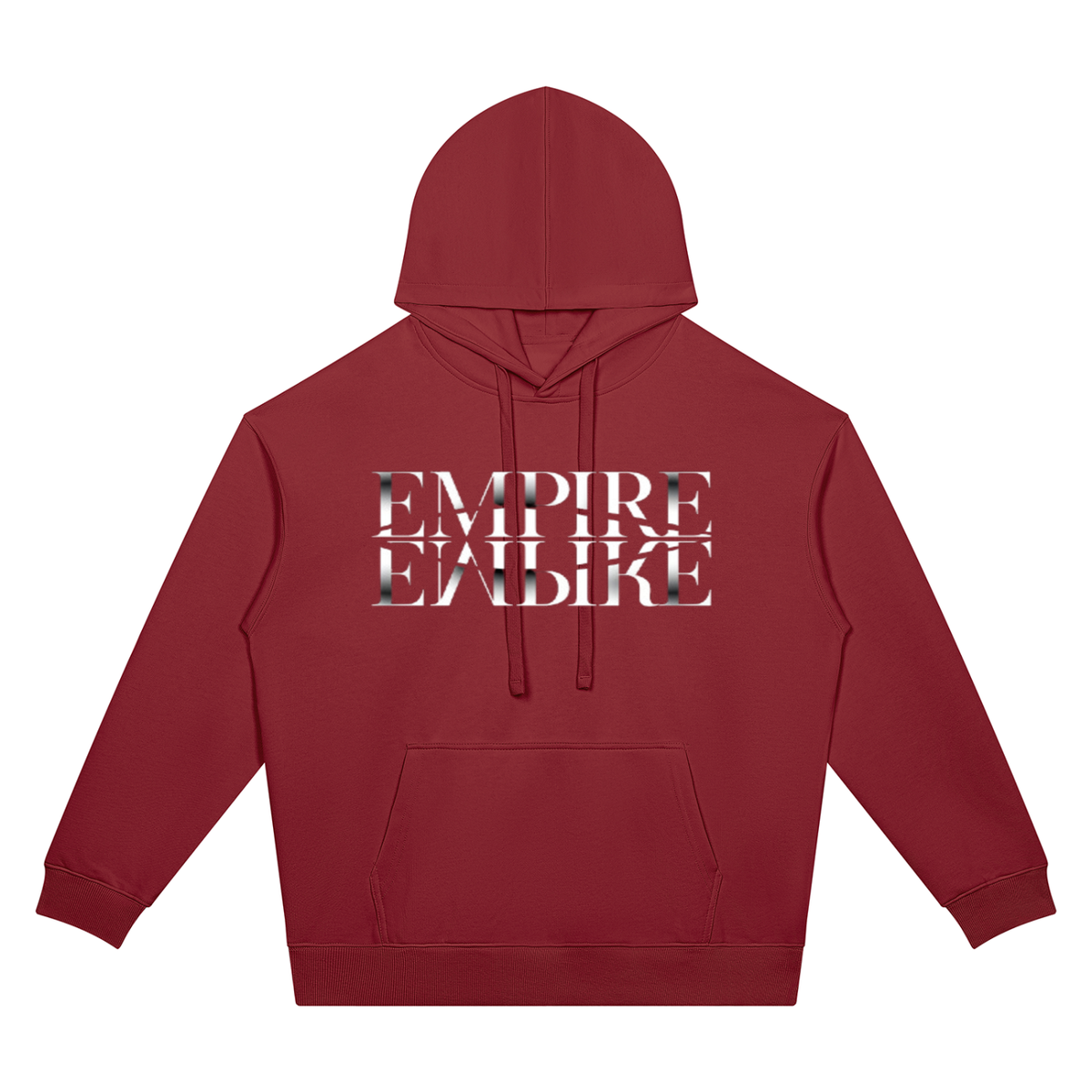 EMPIRE Men’s Oversized Drop-Shoulder Hoodie — Mirror Effect