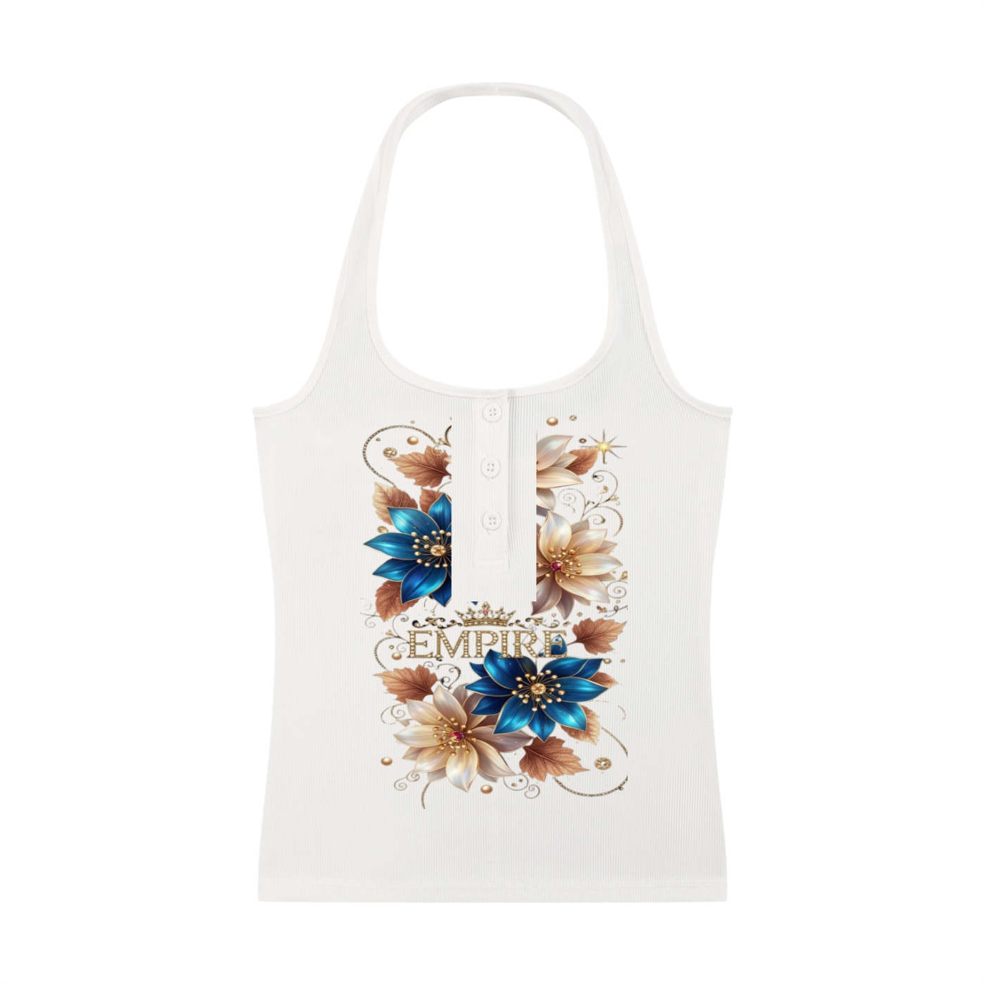 EMPIRE Women Tank Top — Ribbed Backless Collection