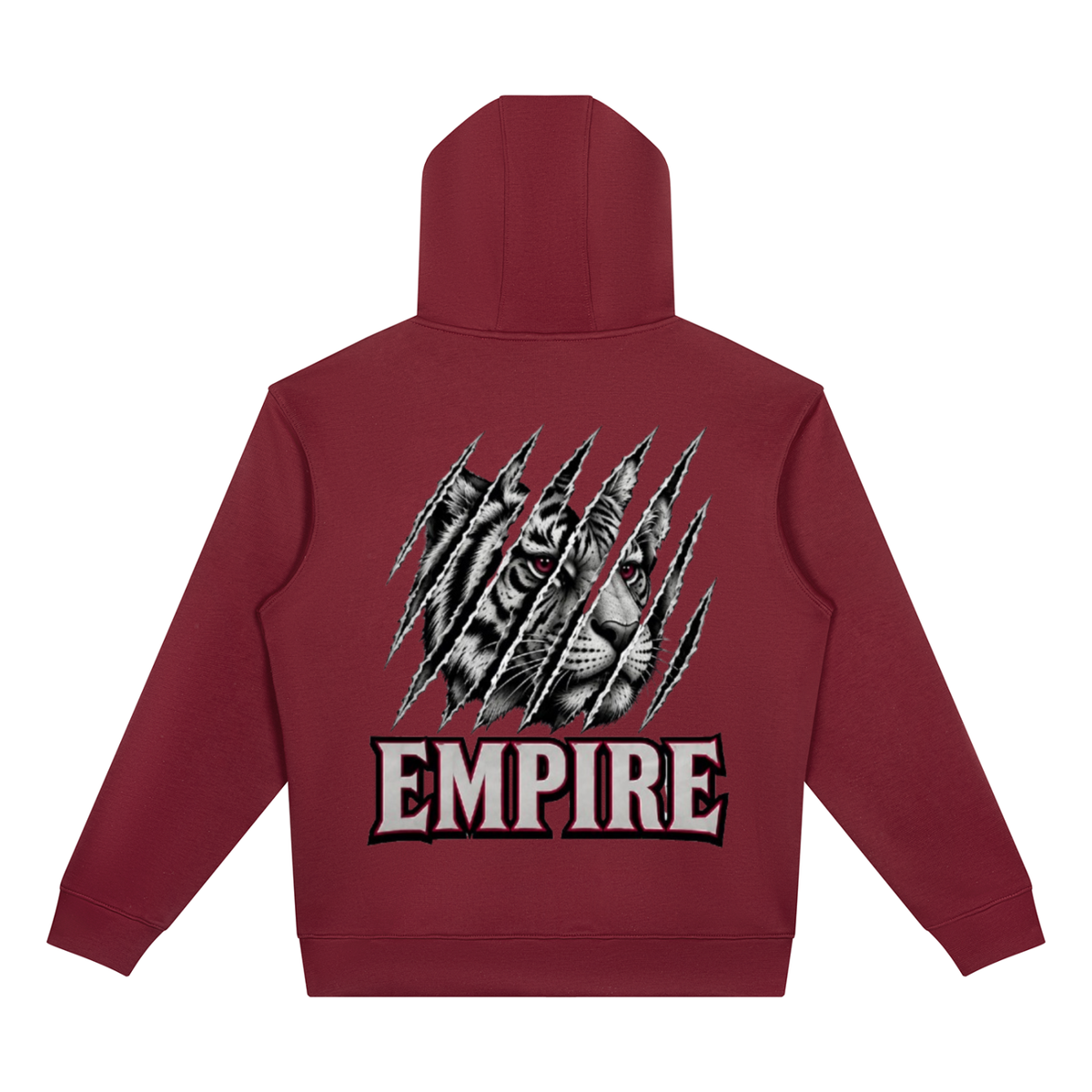 EMPIRE Men’s Drop-Shoulder Full-Zip Hoodie — Empire Iron Tiger Fragmenté