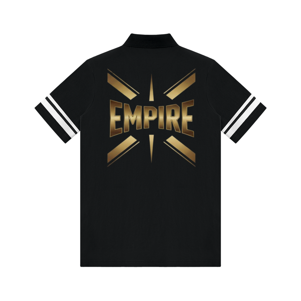 EMPIRE Women's Striped Polo Dress — Golden