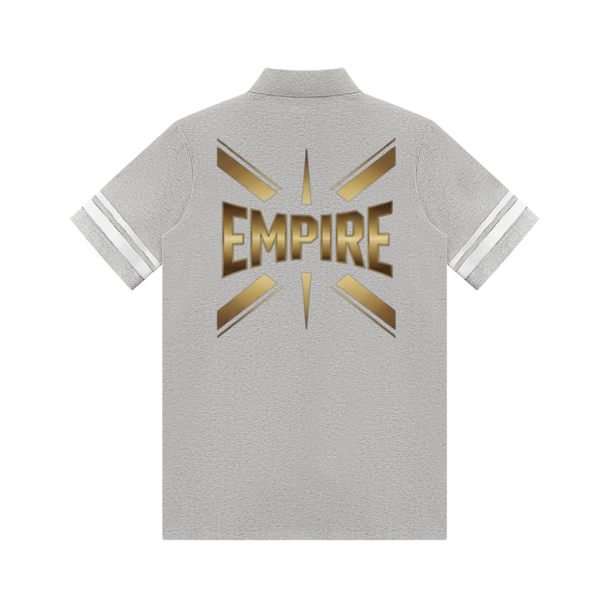 EMPIRE Women's Striped Polo Dress — Golden