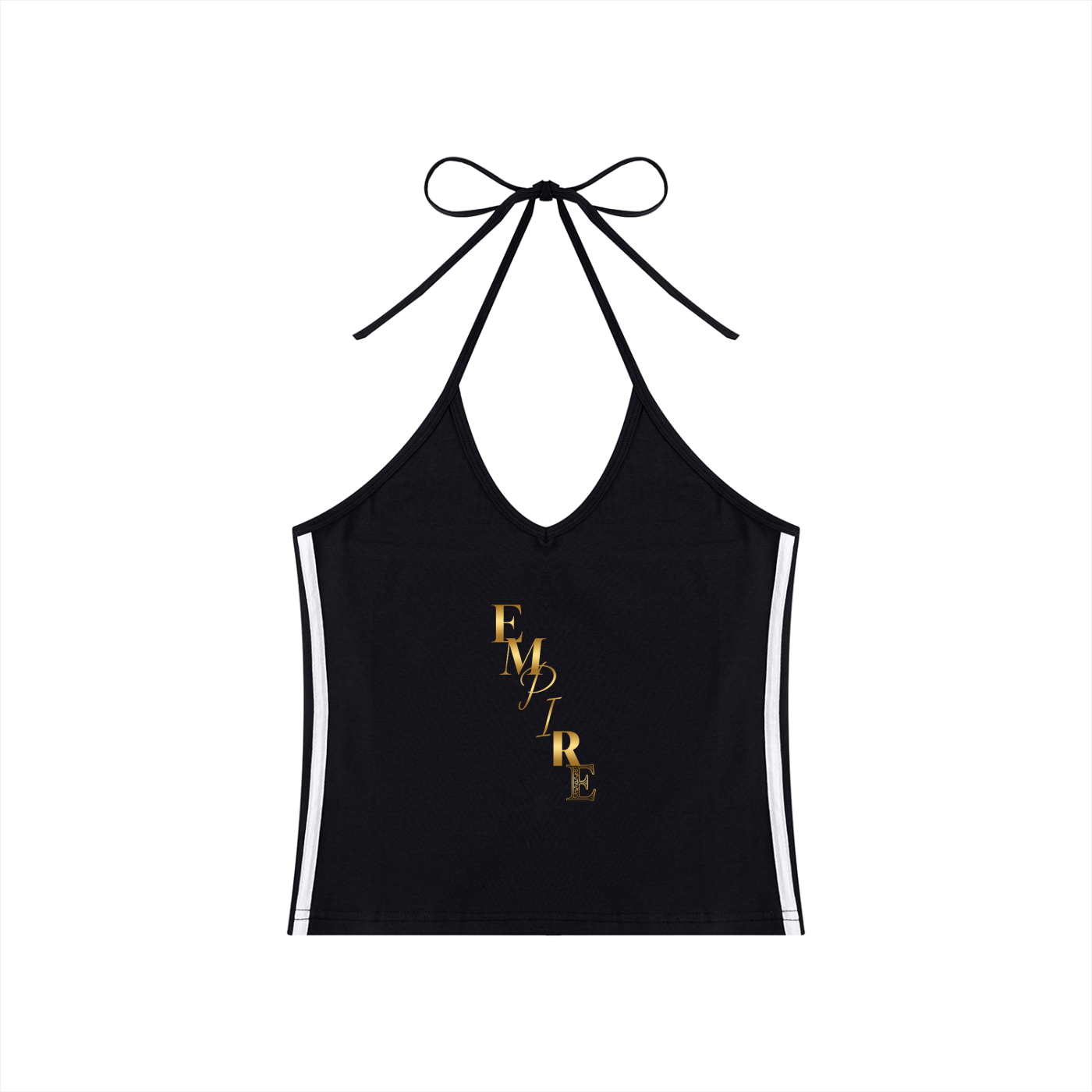 EMPIRE Halter Crop — Bare Confidence