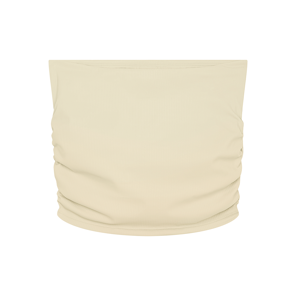 EMPIRE Ruched Crop Top — Performance Redefined