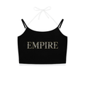 EMPIRE Contrast Binding Halter Tank Top — Premium Women's Activewear
