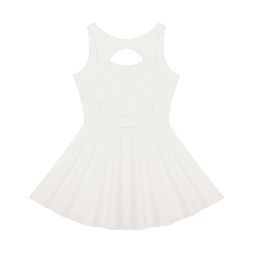 EMPIRE Women's Open-Back Tennis Dress — Empire Colorful Colibri
