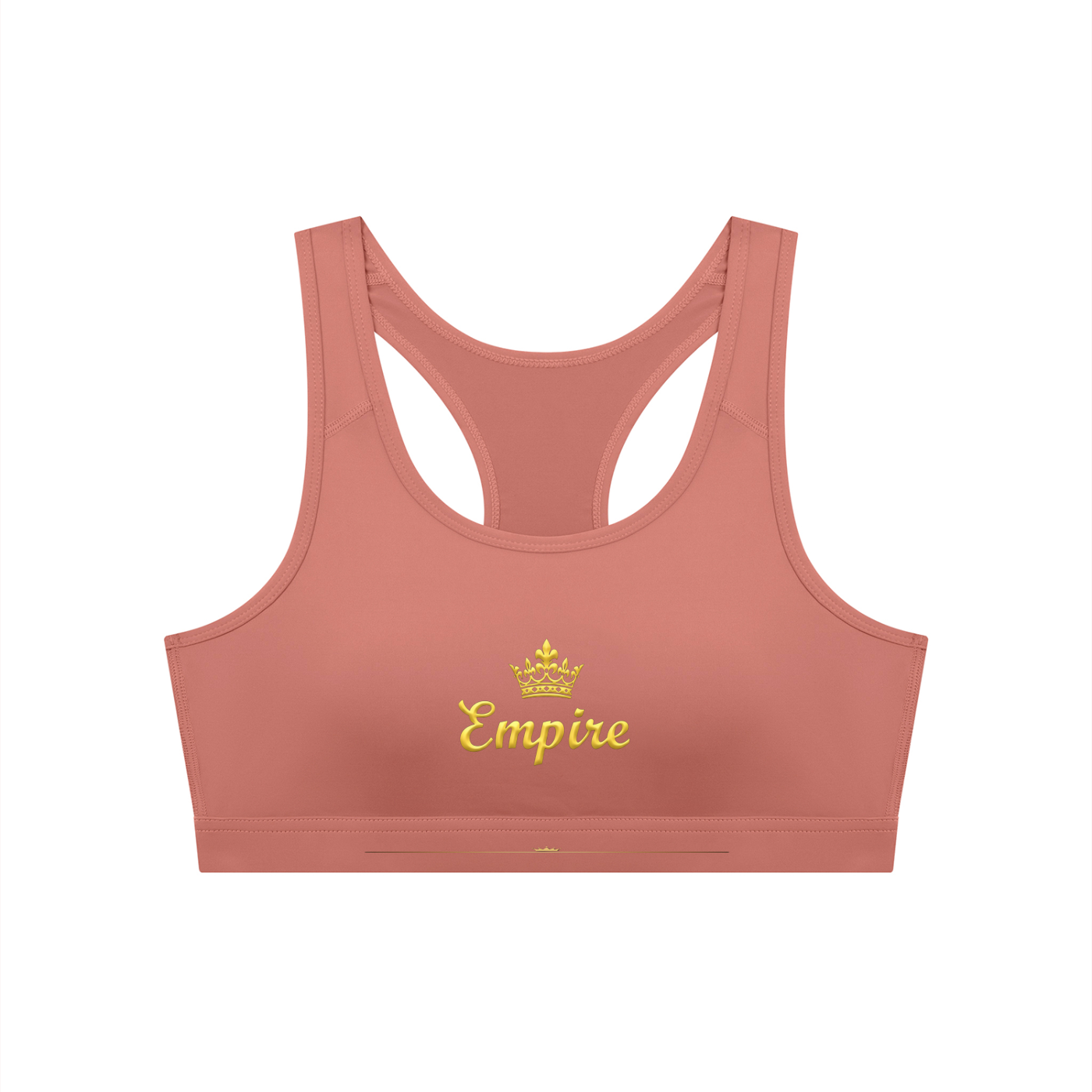 EMPIRE Cropped Sports Bra — Premium Women's Activewear