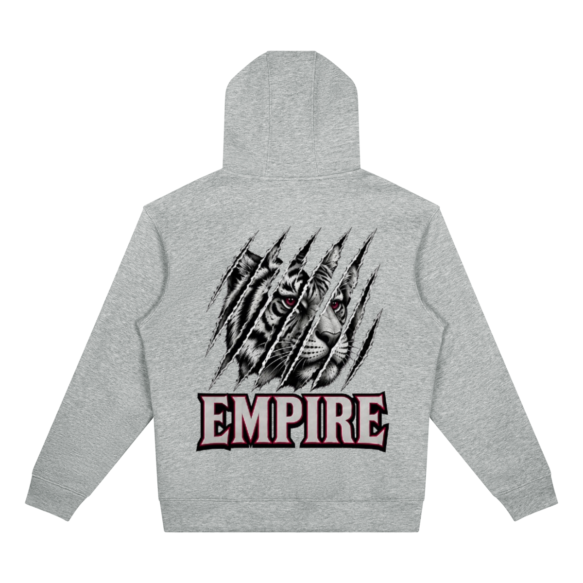 EMPIRE Men’s Drop-Shoulder Full-Zip Hoodie — Empire Iron Tiger Fragmenté