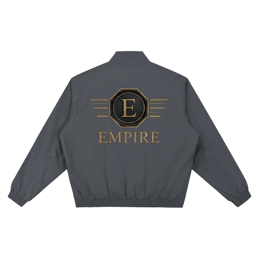 EMPIRE Men’s Loose Stand-Collar Bomber Jacket — Empire Signet