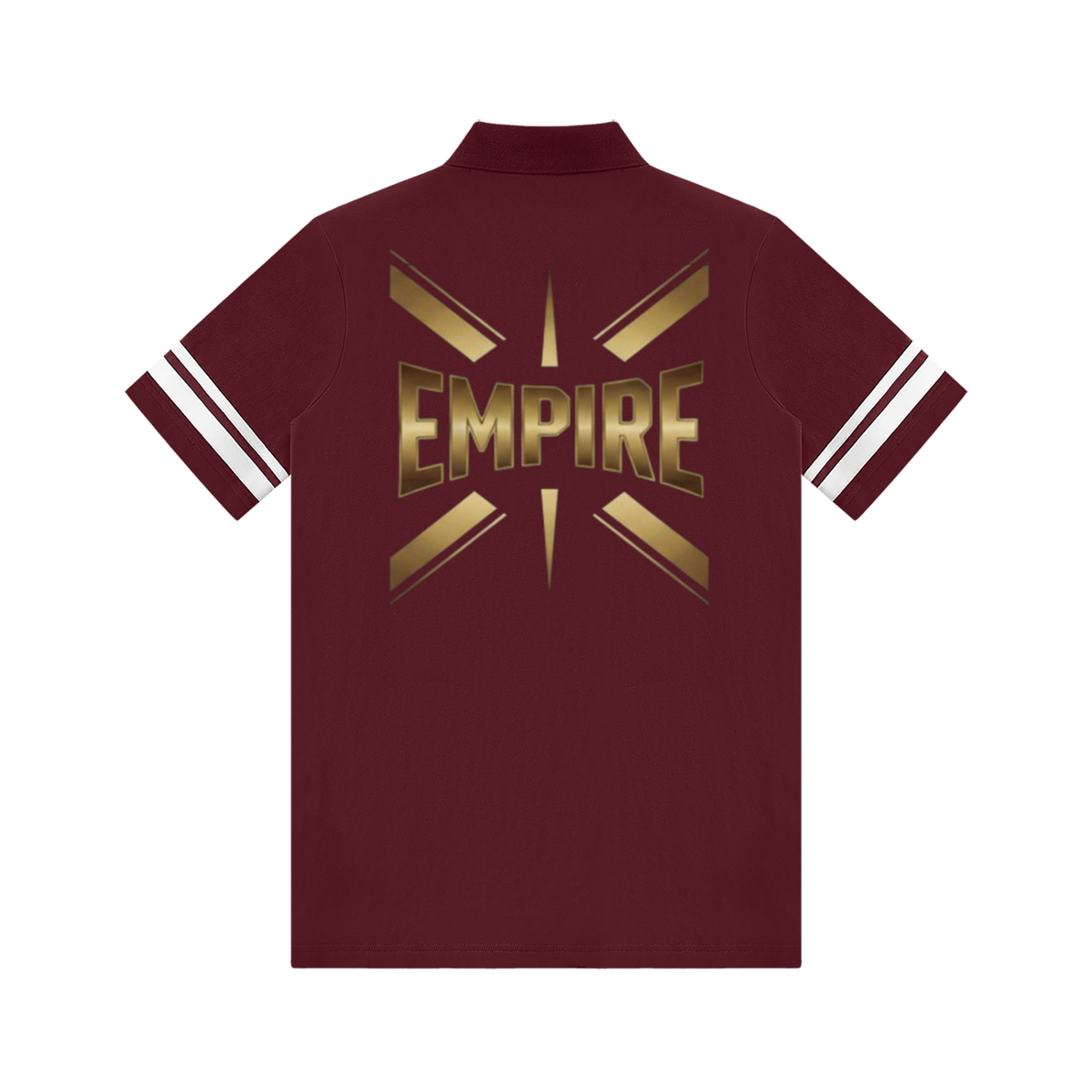 EMPIRE Women's Striped Polo Dress — Golden