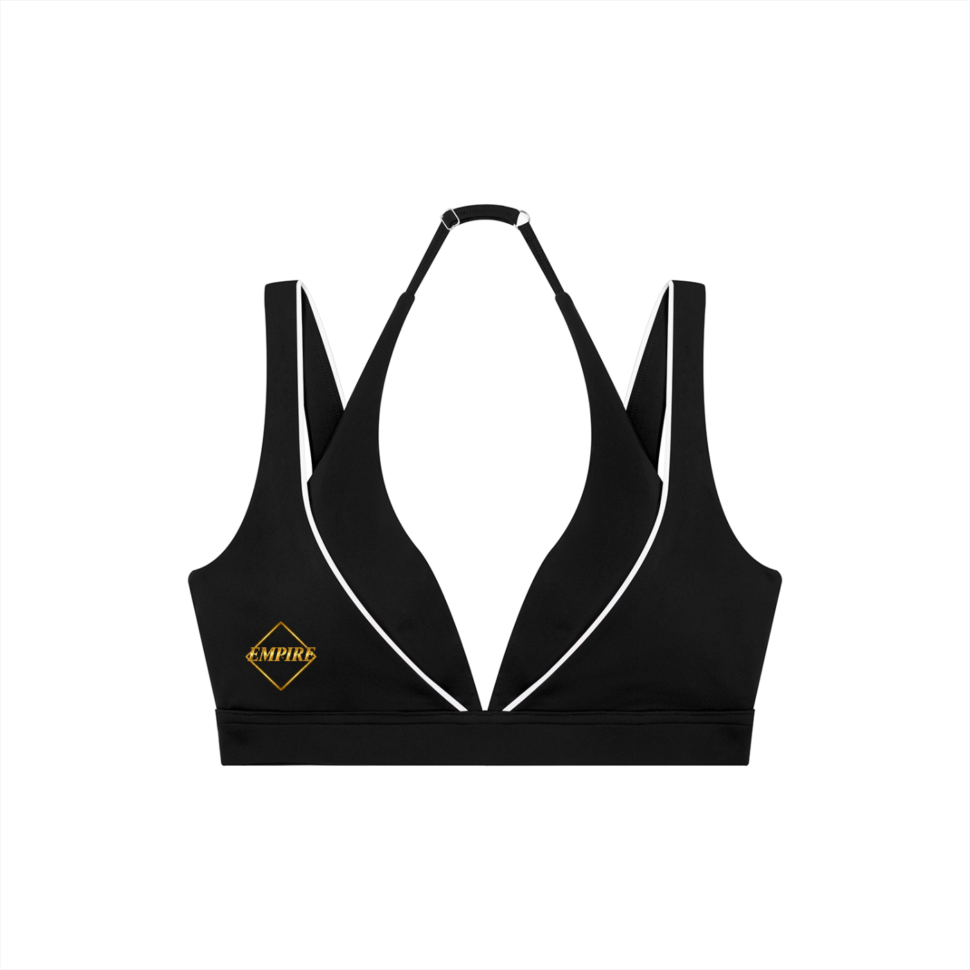 EMPIRE Halter Sports Bra — Cushioned Presence