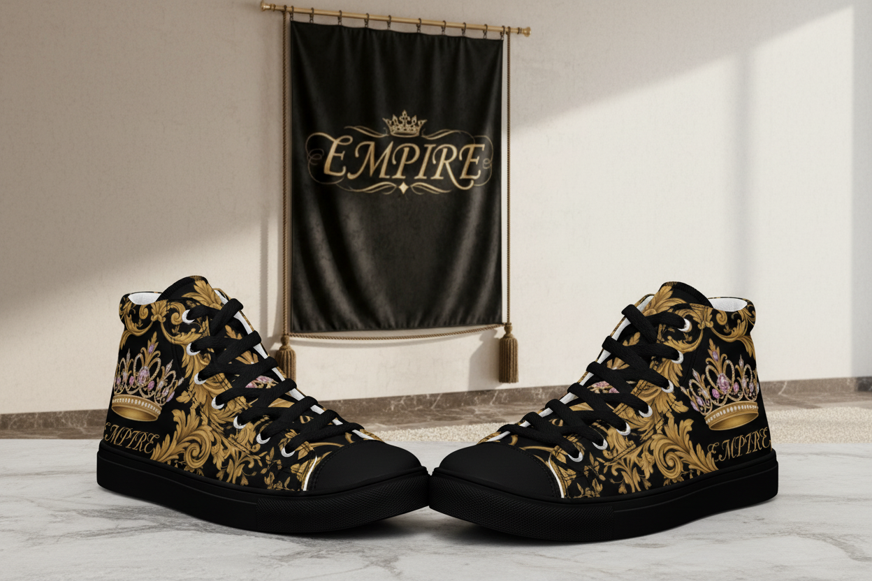 High-top canvas femme 1 - vue de près