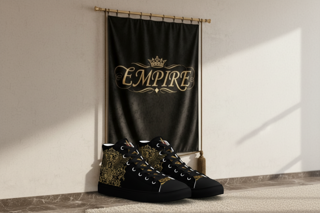 High-top canvas homme 2 - vue de près