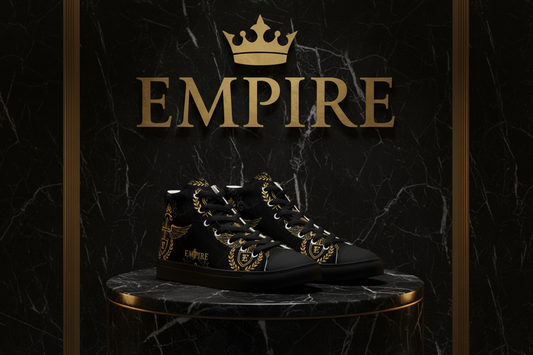 High-top canvas paire 2 - mockup Empire