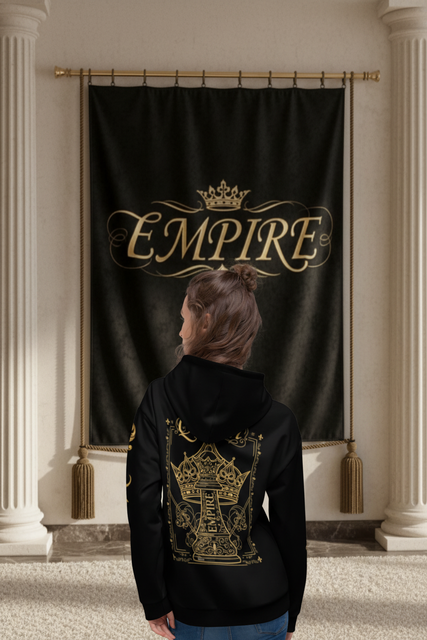 Hoodie Empire Chess Club Femme - Dos