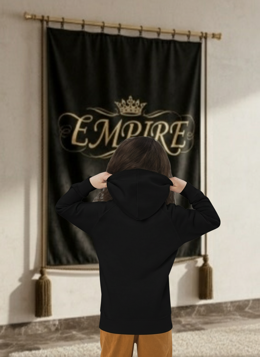 Hoodie enfant fille Little Princess EMPIRE - Vue de dos